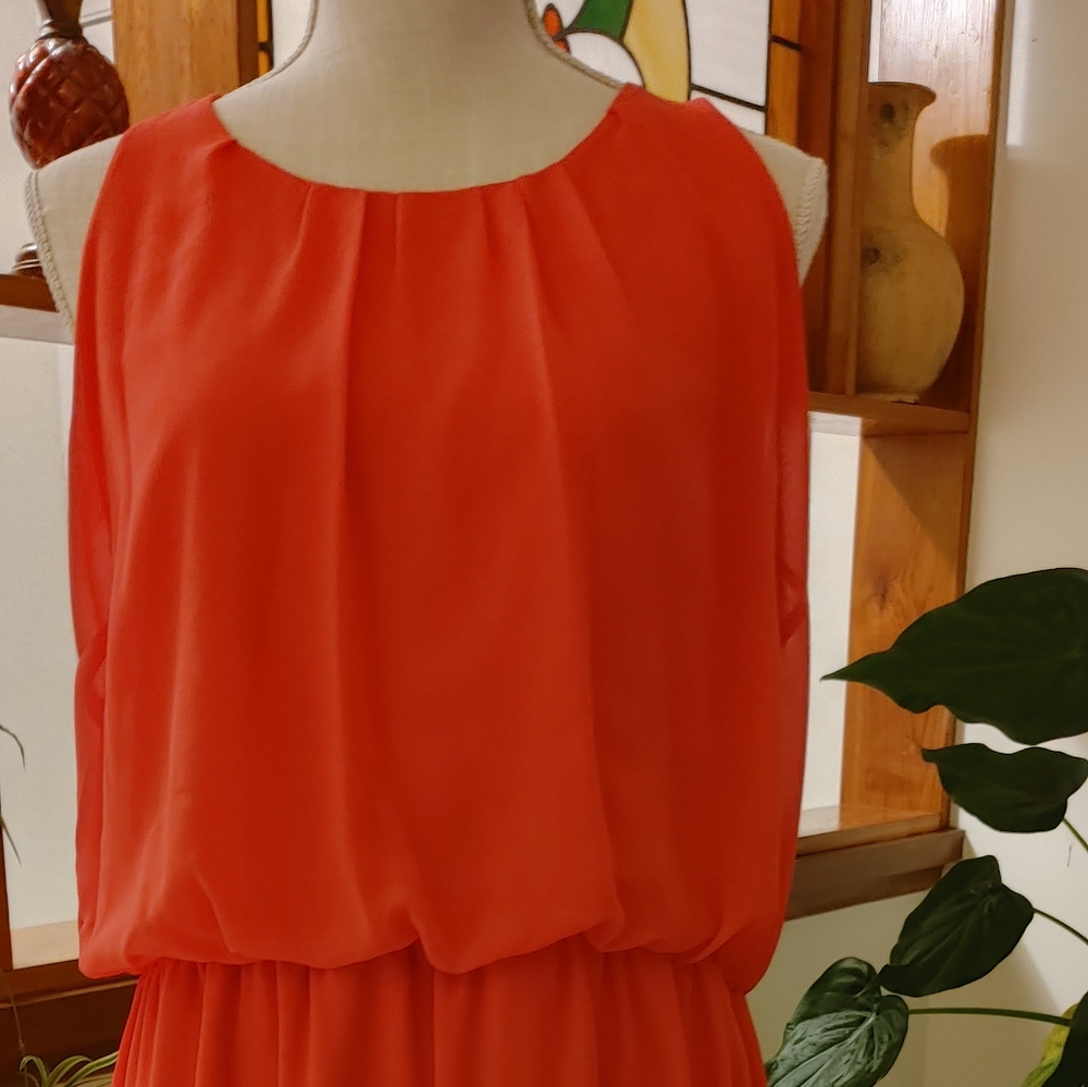 Orange Summer Dress